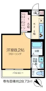 New Safole 平井【2階】の間取り