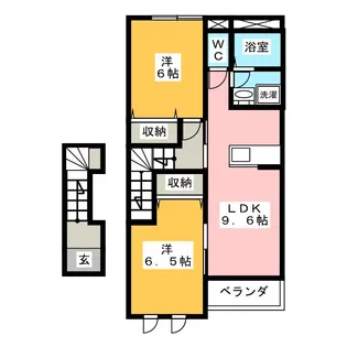 Calm-E【2階】の間取り