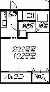 アイルII【2階】の間取り