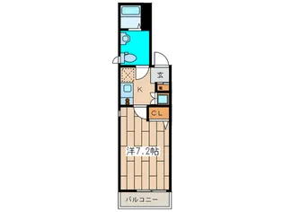 b Casa元町【3階】の間取り