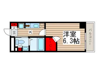エスティメゾン大島【2階】の間取り