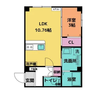 LULU KOSUGI【2階】の間取り