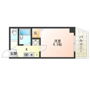 ブランドール本田【1階】の間取り