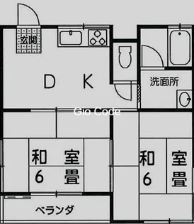 メゾンパステル1【2階】の間取り