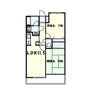 ボナールもえぎ野【2階】の間取り