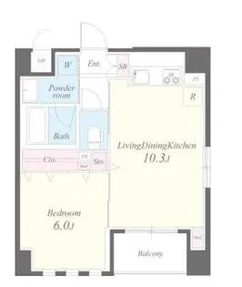 カーサ レシュール【4階】の間取り