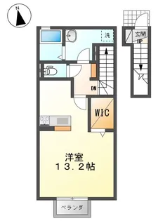 腰浜リバーサイド【2階】の間取り