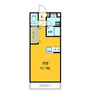 サンサンハイム恵那【1階】の間取り