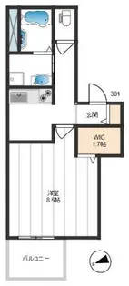 フォレスト【3階】の間取り