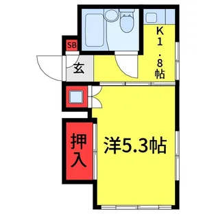 坂井コーポ【2階】の間取り
