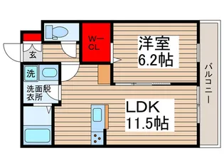 メゾンドパハリート【2階】の間取り