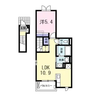 ジラソーレ【2階】の間取り