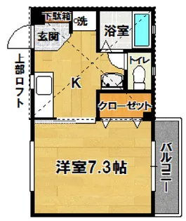 ALBA・CASA【2階】の間取り