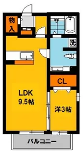 メゾン・ド・エスポワール【1階】の間取り