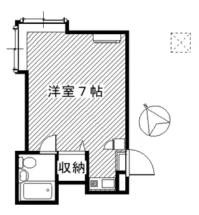 レオハイツ【2階】の間取り
