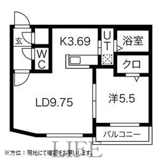 レジデンス5c【5階】の間取り