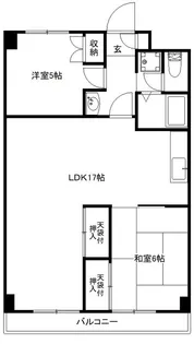 リアライズ北綾瀬【6階】の間取り