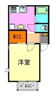 メゾントリプルスリー【2階】の間取り