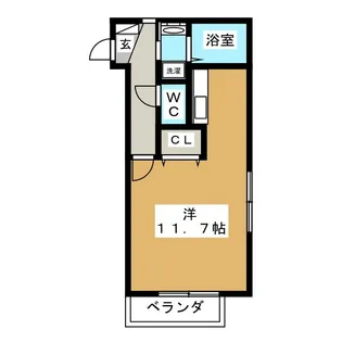 メゾン・ド・フォンティーヌ【1階】の間取り