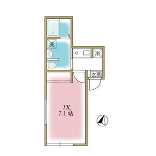 ピークヴィレ東向島【3階】の間取り