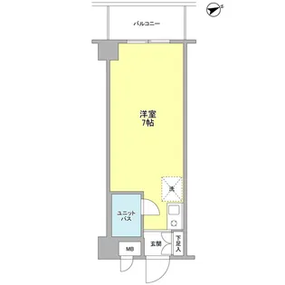 エクレール横浜一番館【2階】の間取り