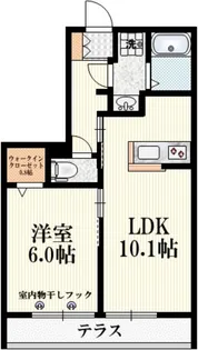 TERRACE COURT【1階】の間取り