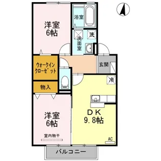 プロシードKII【2階】の間取り
