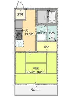 コーキエントピア【1階】の間取り