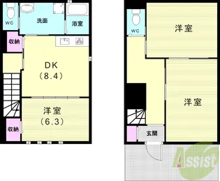 Casa Erbenの間取り