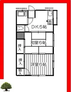 ハウスYY【1階】の間取り