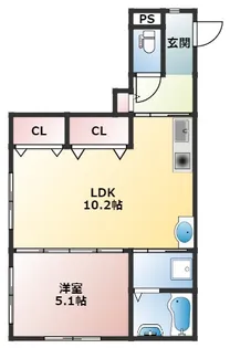 ルデア【1階】の間取り