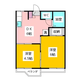アビタシオン井荻【1階】の間取り