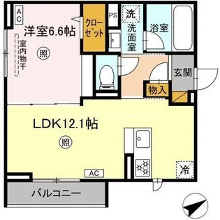 ユウ・エトワール【3階】の間取り