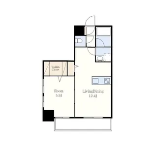 SANSEVIERIA参道【3階】の間取り