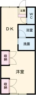 コーポひまわり【1階】の間取り
