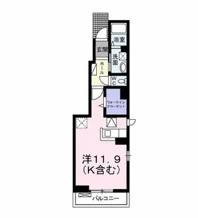 オリエンタルコート【1階】の間取り