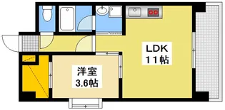ユートピア舟入中町【8階】の間取り