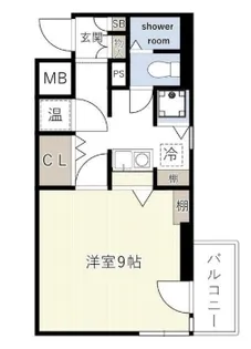 INOVE朝霞青葉台【5階】の間取り