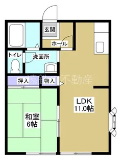 コーポ本郷【1階】の間取り