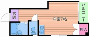 山村ハイツII号館【2階】の間取り