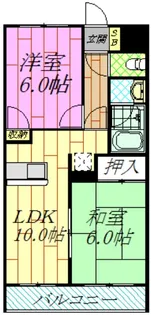 第12頼長ビル【5階】の間取り