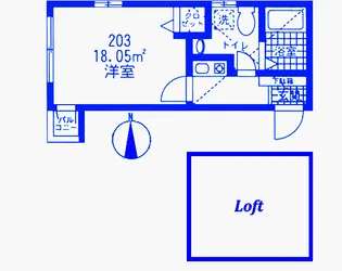 マピエス菊名【2階】の間取り