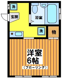 ベルシャンブルB棟【2階】の間取り