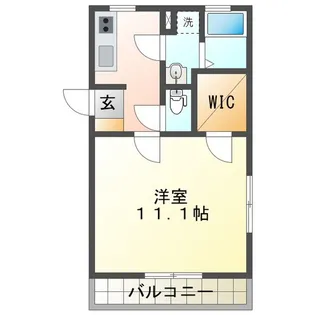 オアシス津【1階】の間取り