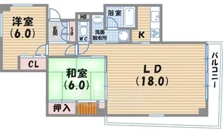シロハイヌ門戸【1階】の間取り