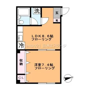 成貨ビル【2階】の間取り