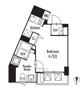 GRAN PASEO 東新宿 グランパセオ東新宿【5階】の間取り