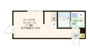 ハーモニーテラス足立VIII【2階】の間取り