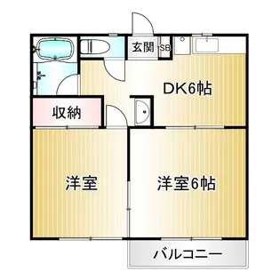 クリビヤハウス【2階】の間取り