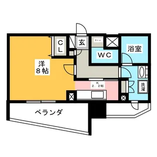 グラン・アベニュー鶴舞【2階】の間取り